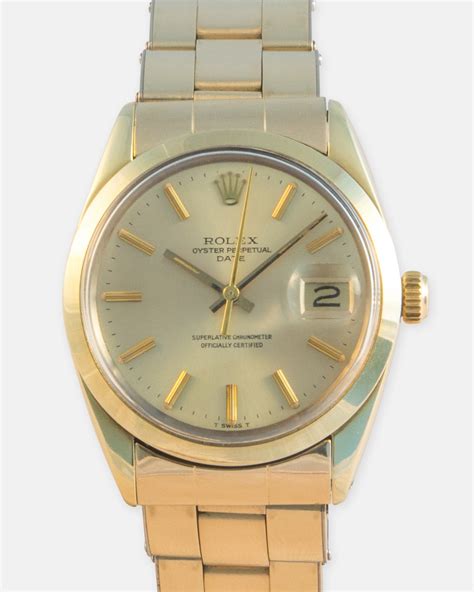 rolex 1550 gold cap